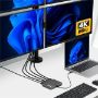 Imagen de STARTECH - ADAPTADOR USB-C A 4X HDMI 4K 60HZ - PD 140W
