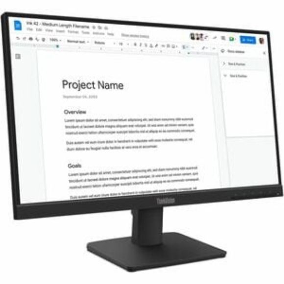Imagen de LENOVO - THINKVISION S22-4E 21.5 1920X 1080 WLED 102DPI 3YO NEGRO