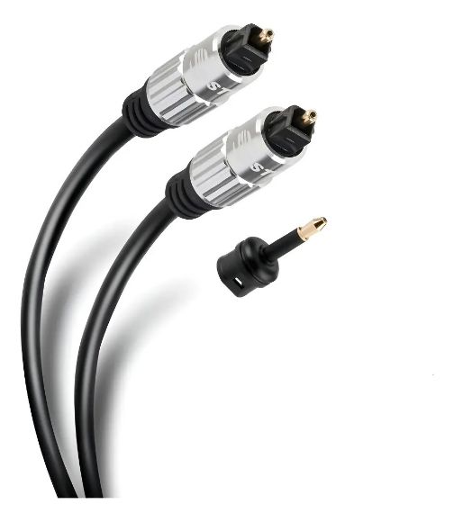 Imagen de PAQ. C/2 - STEREN - CABLE DE FIBRA ÓPTICA PARA AUDIO DIGITAL, DE 1,8 M 