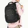 Imagen de PERFECT CHOICE - BACKPACK FOR LAPTOP ESSENTIALS 4 COMPARTIMENTS BLACK