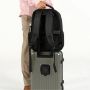 Imagen de PERFECT CHOICE - BACKPACK FOR LAPTOP ESSENTIALS 4 COMPARTIMENTS BLACK