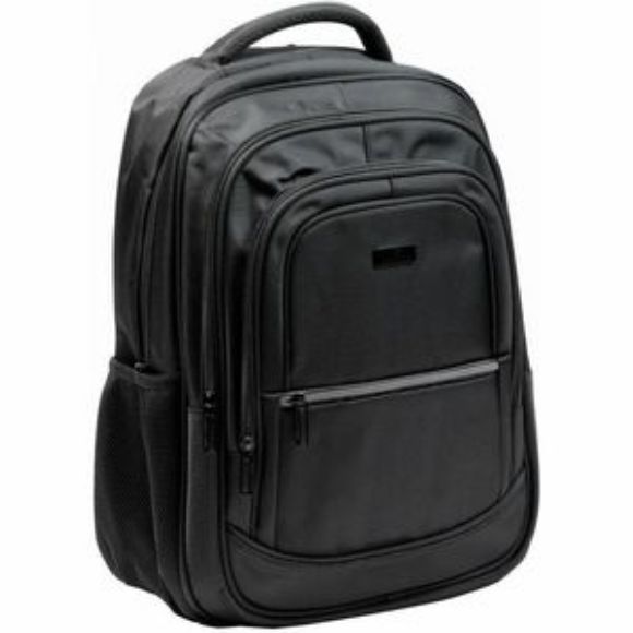 Imagen de PERFECT CHOICE - BACKPACK FOR LAPTOP ESSENTIALS 4 COMPARTIMENTS BLACK