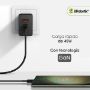 Imagen de DATA COMPONENTS - BROBOTIX CARGADOR GAN DE 45W DU AL UN PUERTO USB 3.0 Y UN PUERTO T