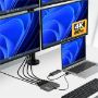 Imagen de STARTECH - ADAPTADOR USB-C A 4X DP 4K 60HZ - PD 140W