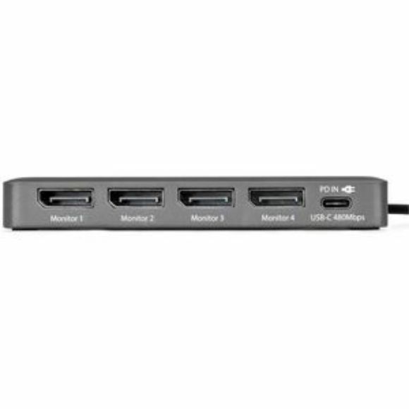 Imagen de STARTECH - ADAPTADOR USB-C A 4X DP 4K 60HZ - PD 140W