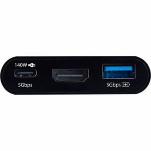 Imagen de STARTECH - DOCK HUB MULTIPUERTOS USB-C A HDMI - 140W - 4K60HZ - NEGRO