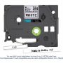 Imagen de BROTHER - CINTA NEGRO SOBRE BLANCO 6MMX 8M ADHESIVO INDUSTRIAL