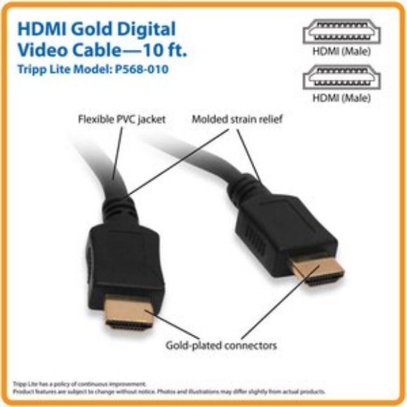 Imagen de PAQ. C/3 - EDIFIER - CABLE HDMI DE ALTA VELOCIDAD HD 4KX2K C/ AUDIO M/M 3.05M