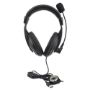 Imagen de MANHATTAN - AUDIFONO C/MICROFONO USB MEDIANO, CONTROL INTEGRADO