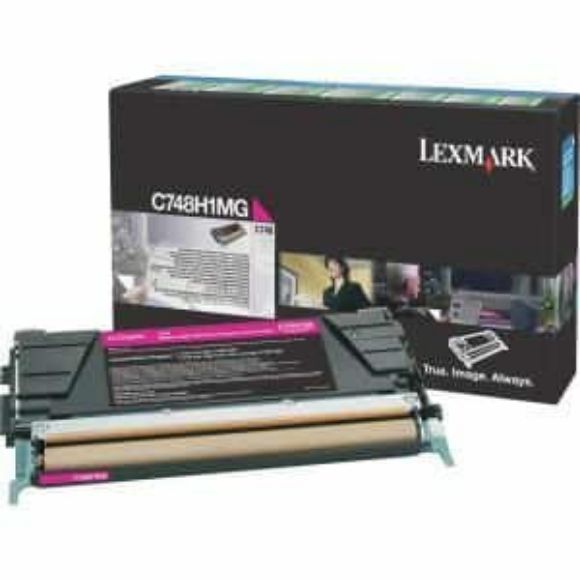 Imagen de LEXMARK - TONER MAGENTA C748 10K ALTO RENDIMIENTO PROG RETORNO