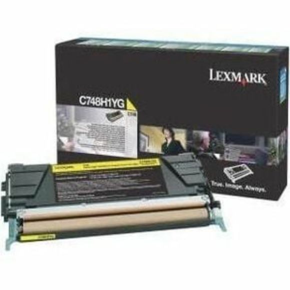 Imagen de LEXMARK - TONER YELLOW C748 10K ALTO RENDIMIENTO PROG RETORNO