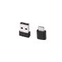 Imagen de TECHZONE - MOUSE RECARGABLE NEGRO CON CON EXCIN TIPO C Y USB A CON MOUSE PAD