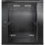 Imagen de IC - GABINETE MURAL 19IN 12U ENSAMBLADO 450MM PROFUNDO NEGRO