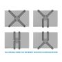 Imagen de MANHATTAN - SOPORTE MONITOR ADAPTADOR P/1 MONITOR 13 A 27", NO VESA 8 KG