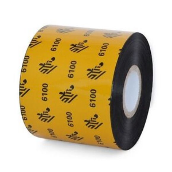 Imagen de ZEBRA - WAX/RESIN RIBBON 60MMX450M 2.36 INX1476FT 6100 STANDARD 25MM 1IN CO