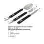 Imagen de WALLIS - CUBIERTO PLEGABLE, 3 PIEZAS, 9 CM CERRADO, MANGO ALUMINIO NEGRO, CON FUNDA