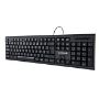 Imagen de PAQ. C/2 - TECHZONE - TECHZONE STANDARD WIRED KEYBOARD WITH USB CONNECTION