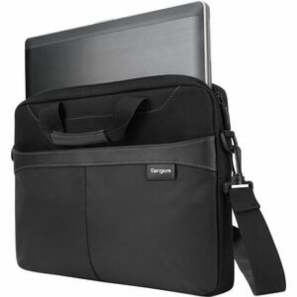 Imagen de TARGUS - 15.6 INC BUSINESS CASUAL SLIM BRIEFCASE BLACK