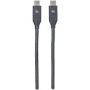 Imagen de PAQ. C/2 - IC - CABLE USB-C V3.1 C-C 0.5M NEGRO 