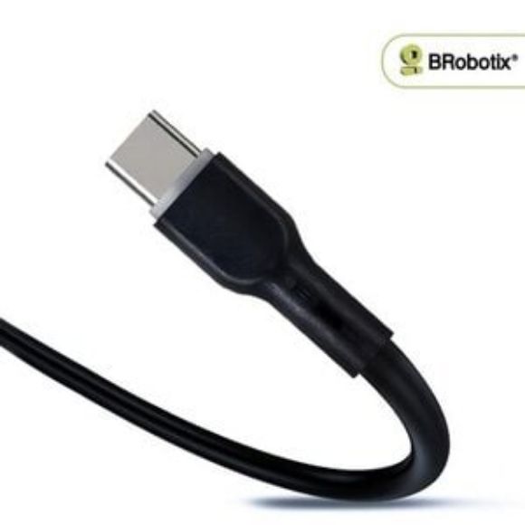 Imagen de PAQ. C/3 - DATA COMPONENTS - BROBOTIX CABLE DE CARGA USB- TI PO C - USB TIPO C - USB 3.0 - DE 2