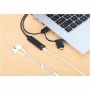 Imagen de PAQ. C/2 - IC - CONVERTIDOR USB 2.0 USB-C A TA RJETA SONIDO 3.5 MM CABLE CON CONT