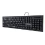 Imagen de PAQ. C/2 - TECHZONE - TECHZONE STANDARD WIRED KEYBOARD WITH USB CONNECTION