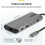 Imagen de STARTECH - ADAPTADOR MULTIPUERTOS USB4 PARA 2 PANTALLAS - PD 140W