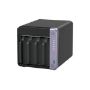 Imagen de QNAP - NAS QNAP TOWER 4 SLOTS 4GB RAM EXP512MB FLASH PROC ANNAPURNALAB