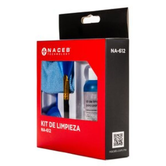 Imagen de PAQ. C/5 - NACEB - NACEB KIT DE LIMPIEZA PARA PANTALLAS LCD 4 PIEZAS NA-612