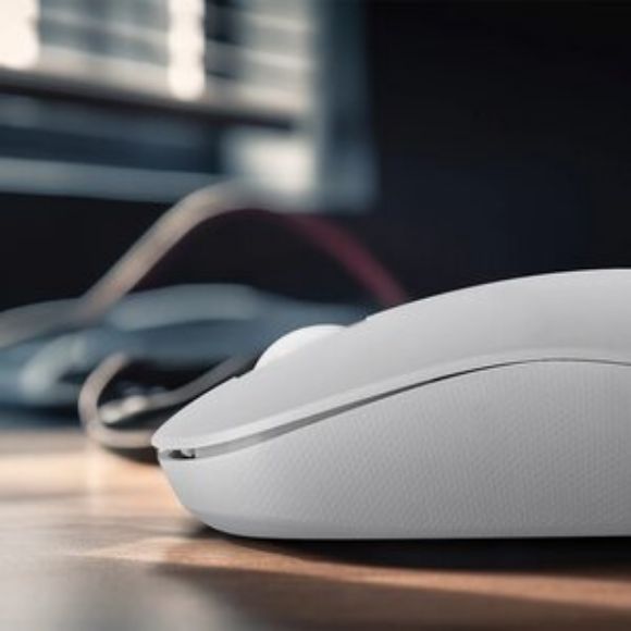 Imagen de PAQ. C/2 - TECHZONE - MOUSE INALMBRICO ARMOR RECARGABLE COLOR BLANCO