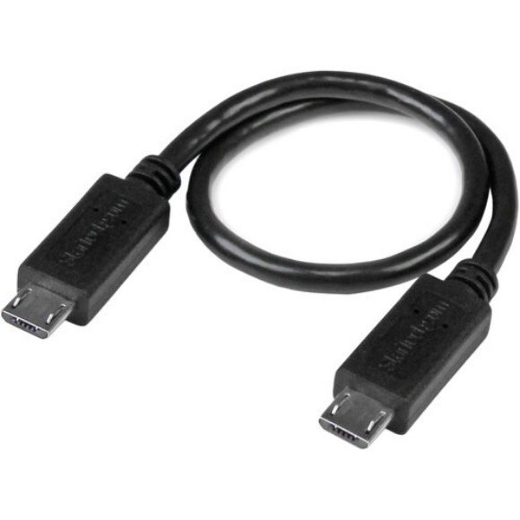Imagen de PAQ. C/2 - STARTECH - CABLE USB OTG 20CM ADAPTADOR MICRO USB A MICRO USB .