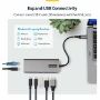 Imagen de STARTECH - MINI DOCK HUB MULTIPUERTOS USB TIPO C HDMI PD140W 4K60HZ