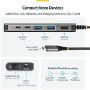 Imagen de STARTECH - MINI DOCK HUB MULTIPUERTOS USB TIPO C HDMI PD140W 4K60HZ